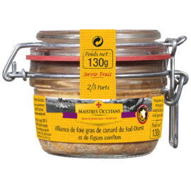 Alliance de foie gras de canard du Sud-Ouest et de figues confites 130g