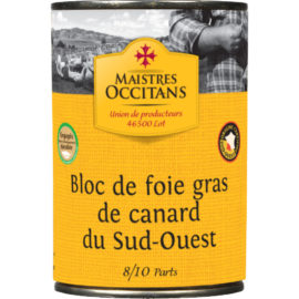 Bloc de foie gras de canard du Sud-Ouest 400g