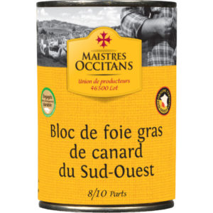 Bloc de foie gras de canard du Sud-Ouest 400g