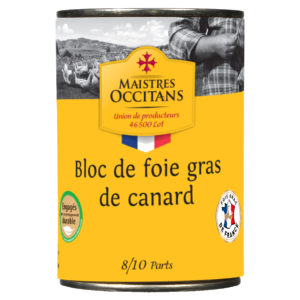 Bloc de foie gras de canard origine France 400g