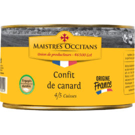 Confit de canard 4 -5 cuisses 1350g