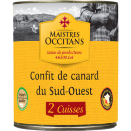 Confit de canard du Sud-Ouest 2 cuisses 760g