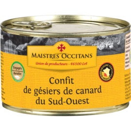 Confit de gésiers de canard du Sud-Ouest 380g