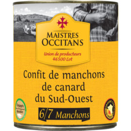 Confit de manchons de canard du Sud-Ouest 6 - 7 manchons 760g