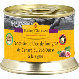 Fantaisie de bloc de foie gras de canard du Sud-Ouest à la figue 140g