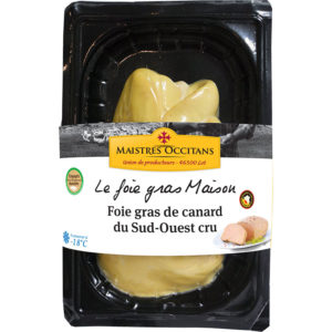 Foie gras de canard du Sud-Ouest 1er choix surgelé