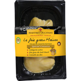 Foie gras de canard du Sud-Ouest cru, extra spécial conserve