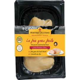 Foie gras de canard du Sud-Ouest cru extra éveiné