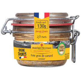 Foie gras de canard entier 130g
