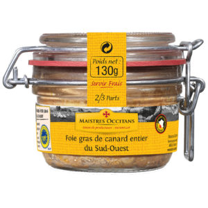 Foie gras de canard entier du Sud-Ouest 130g