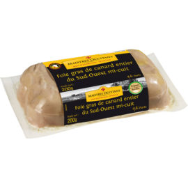 Foie gras de canard entier du Sud-Ouest 200g