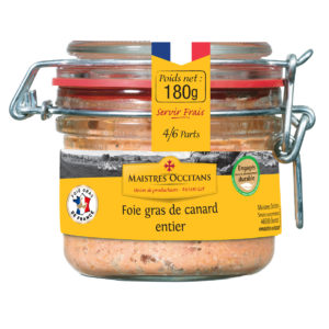 Foie gras de canard origine France 180g