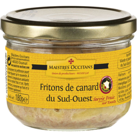 Fritons de canard du Sud-Ouest 180g