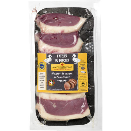 Magret de canard du Sud-Ouest tranché spécial plancha et raclette