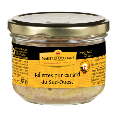 Rillettes pur canard du Sud-Ouest