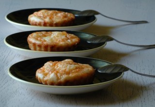 Mini tarte tatin au foie gras